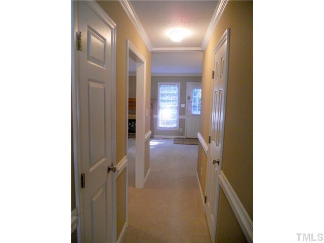 4617 Hershey Court Raleigh, NC 27613 - Photo 5 of 13 Hallway entry...new paint and move-in ready.
