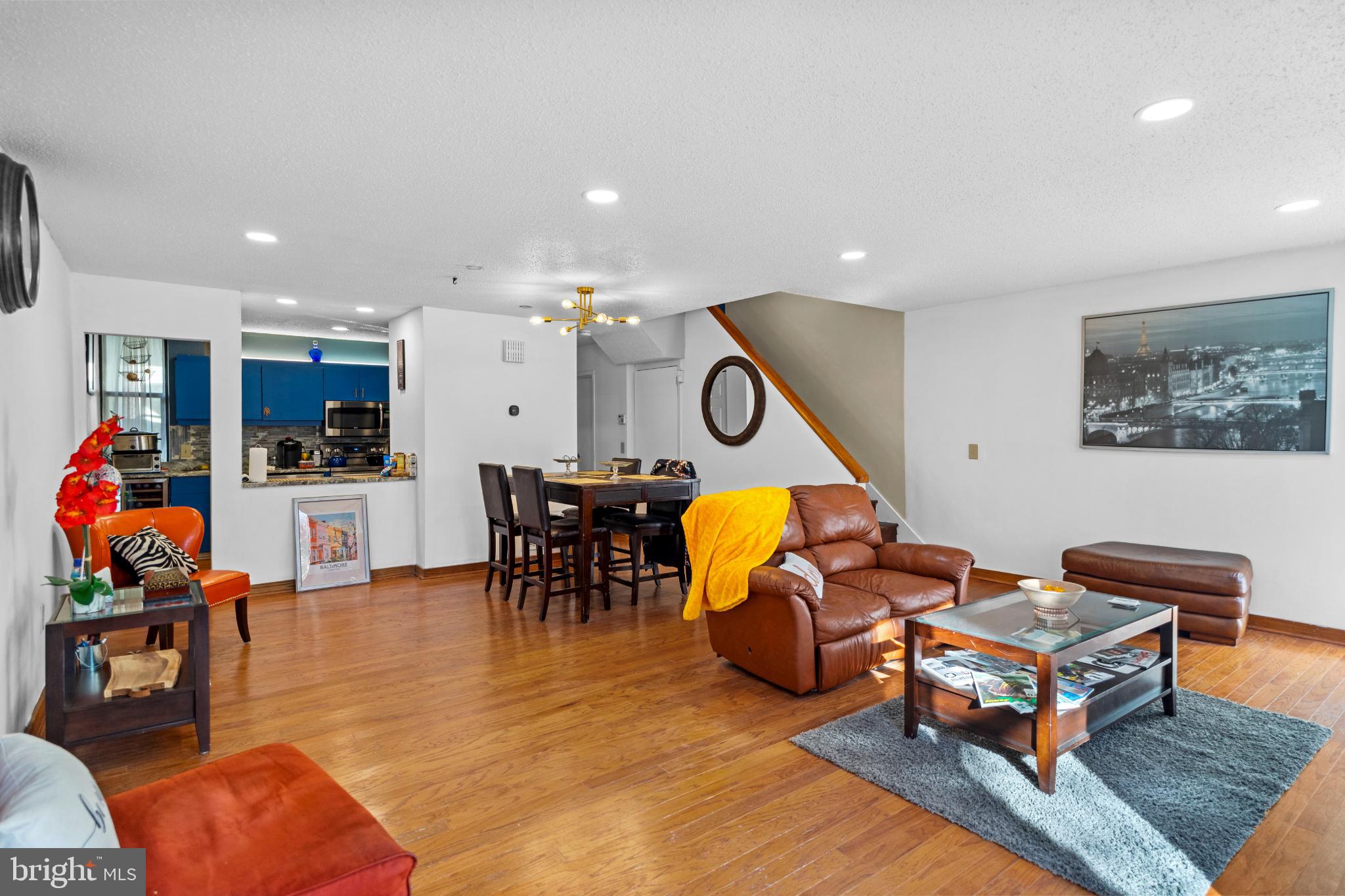 2363 Nutmeg Terrace Baltimore, MD 21209 - Photo 8 of 29 a living room with furniture and kitchen view