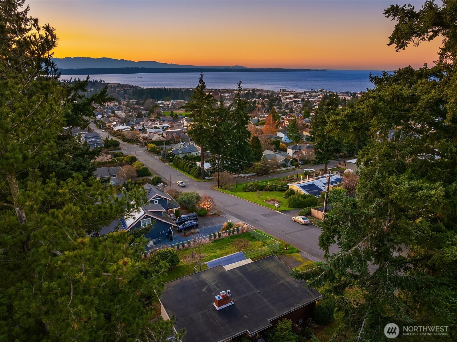 1108 9th Avenue South Edmonds, WA 98020 - Photo 11 of 11 an aerial view of a house with a garden
