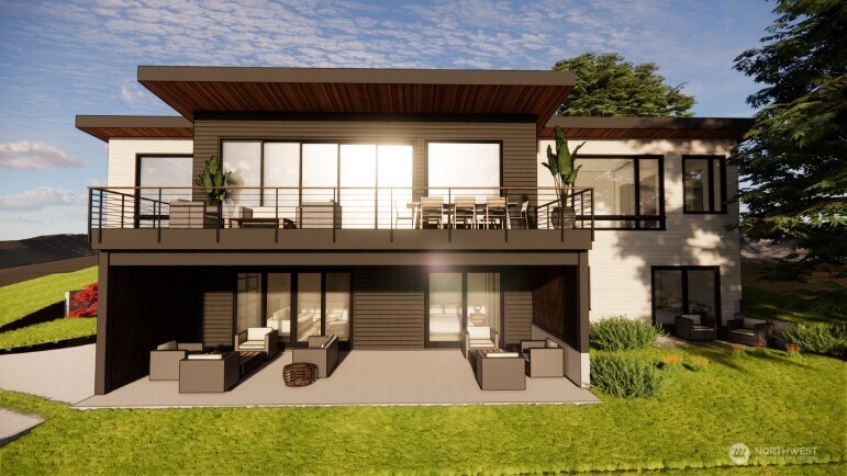 1108 9th Avenue South Edmonds, WA 98020 - Photo 2 of 11 a view of a patio with table and chairs potted plants and large tree