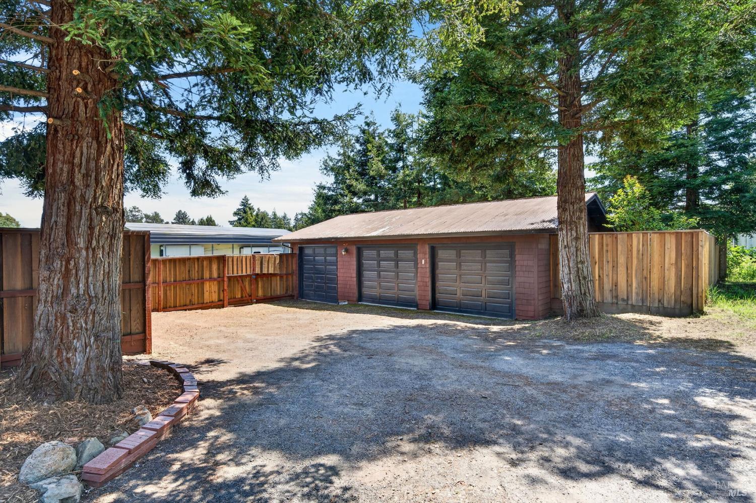 5257 McFarlane Road Sebastopol, CA 95472 - Photo 31 of 32 Detached 3 car garage/shop