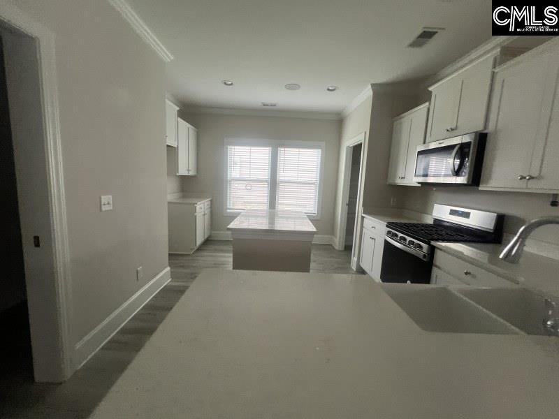 516 Mitscher Way Chapin, SC 29036 - Photo 9 of 18 a kitchen with stainless steel appliances a stove sink and microwave