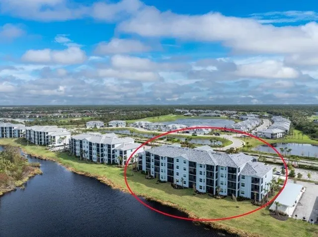 a view of a city and lake view