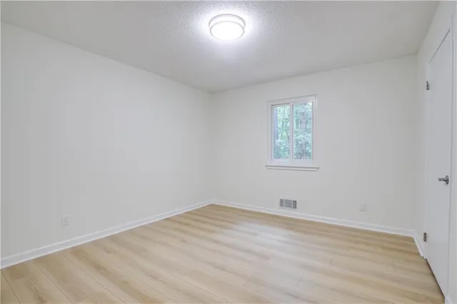 wooden floor in a room
