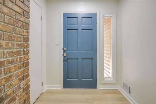 a view of an entryway