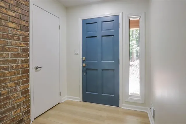 a view of an empty room