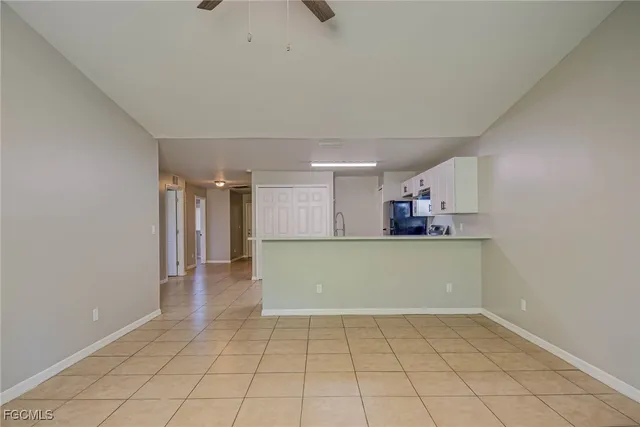 a view of kitchen and window