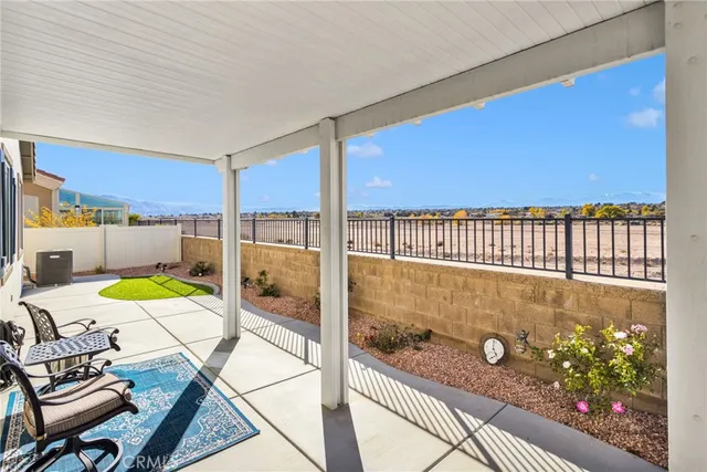 a view of balcony with couch