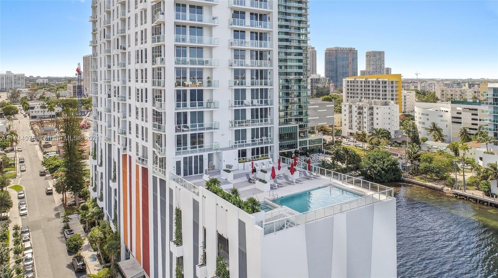 601 Northeast 27th Street, Unit 1604 Miami, FL 33137 - Photo 2 of 47 a view of balcony with a potted plant