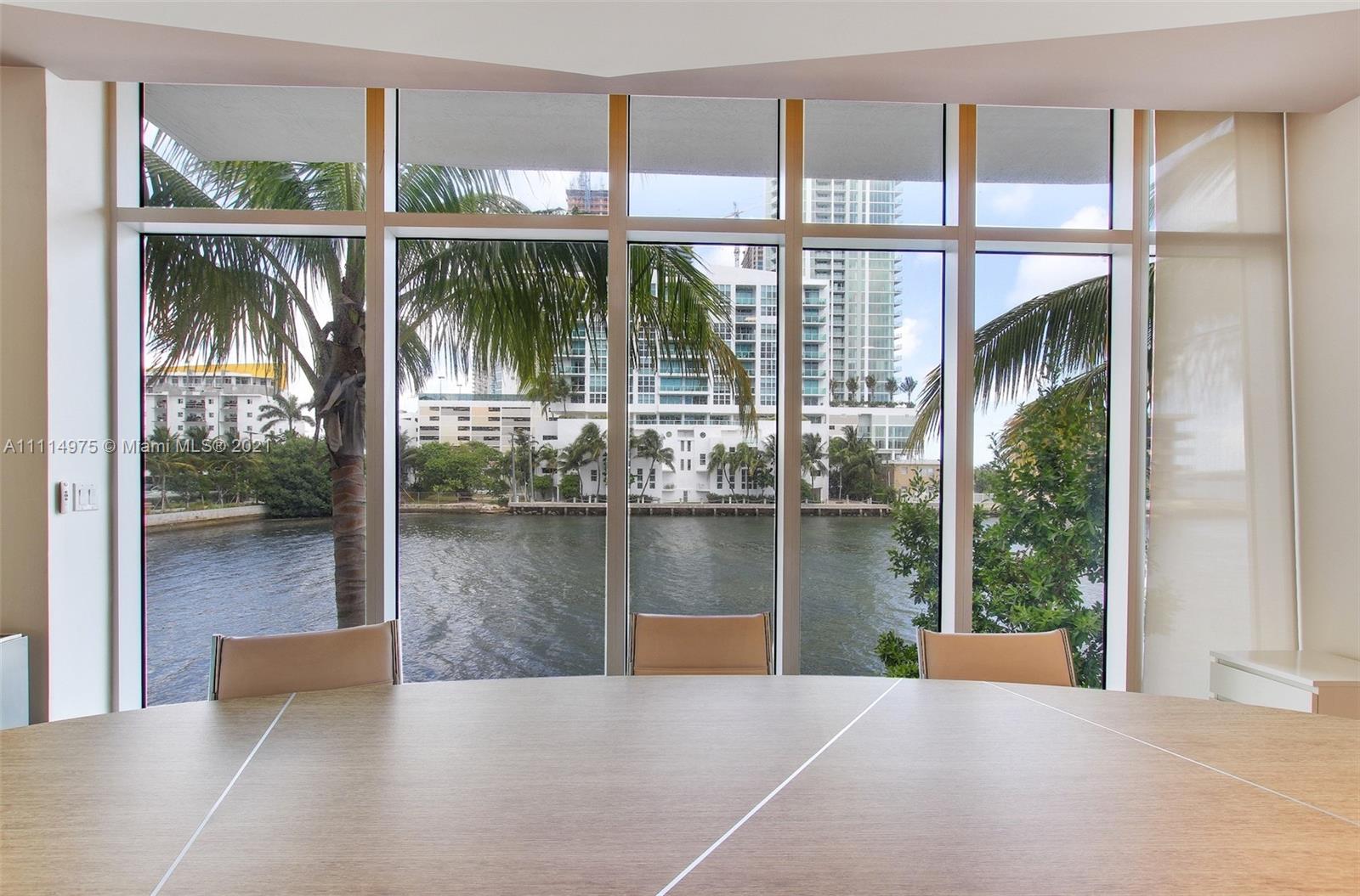 601 Northeast 27th Street, Unit 1604 Miami, FL 33137 - Photo 37 of 47 a view of a lake from a living room