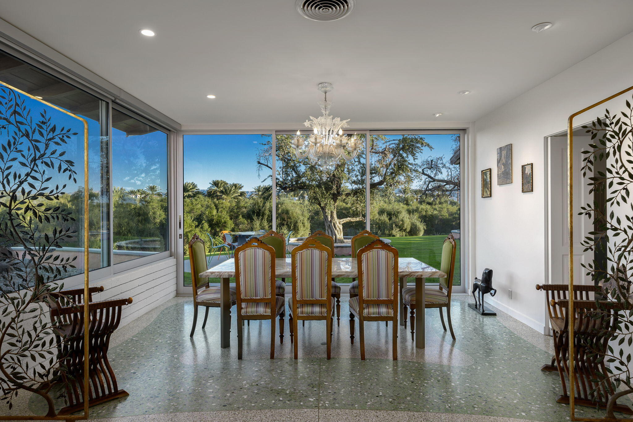 51555 Madison Street La Quinta, CA 92253 - Photo 8 of 25 a view of a dining room with furniture window and outside view