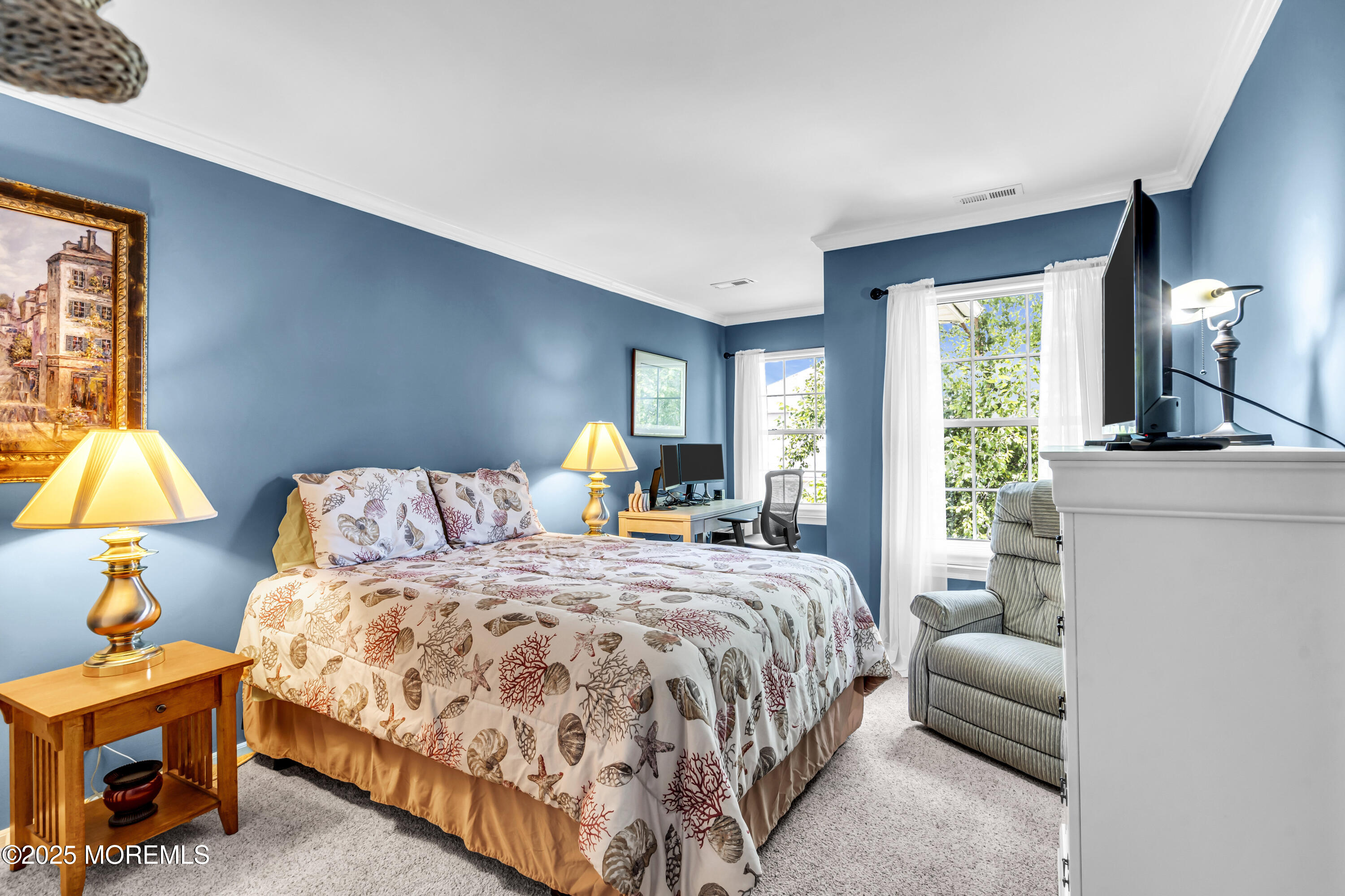 32 Racquet Road Wall, NJ 07719 - Photo 17 of 23 a bedroom with a bed and a couch