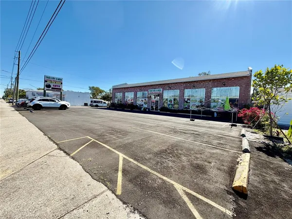 a view of a car garage