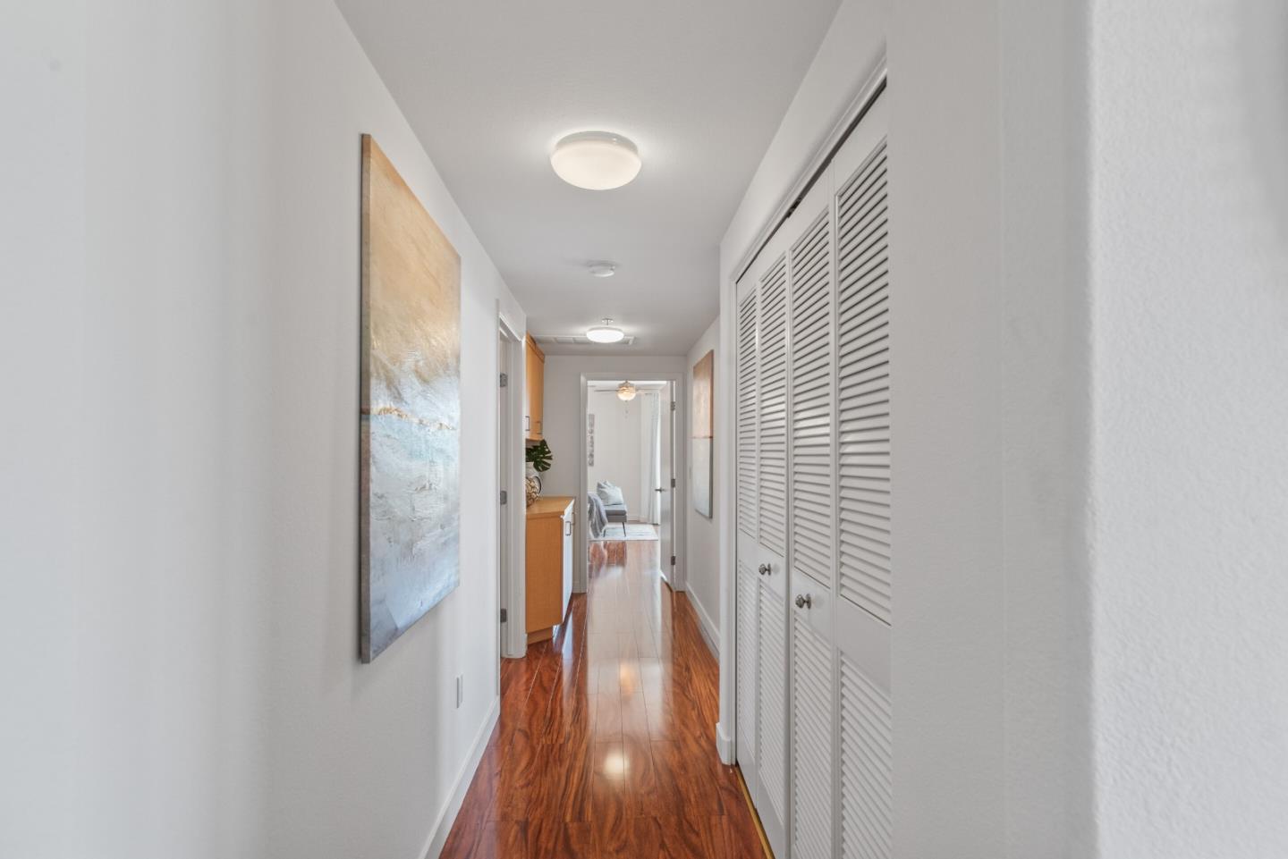 5501 De Marcus Boulevard, Unit 519 Dublin, CA 94568 - Photo 17 of 31 a view of hallway with wooden floor