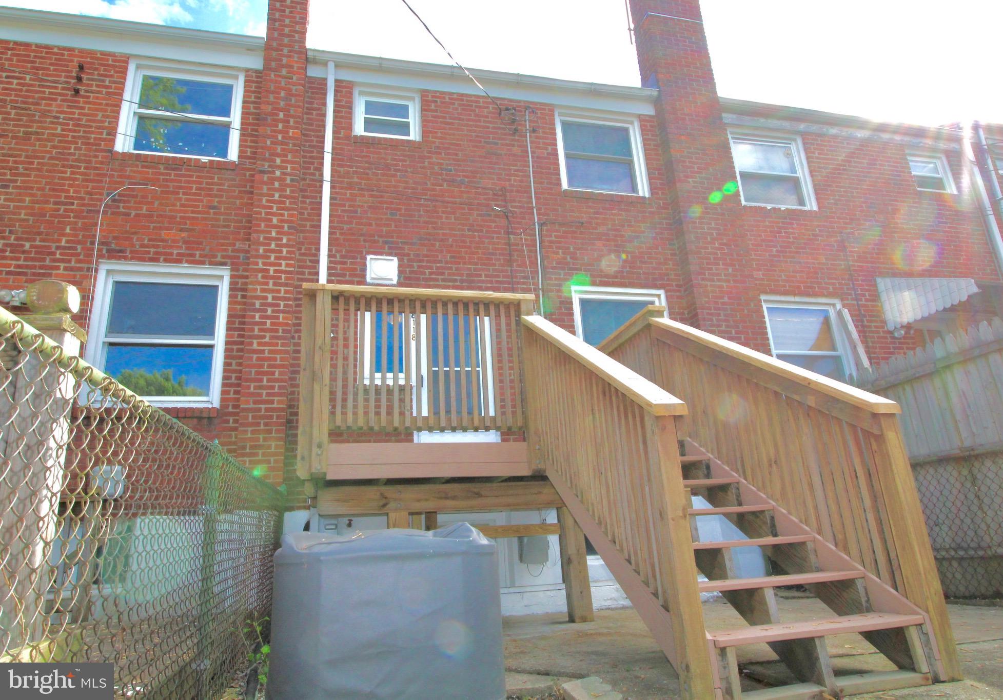 8118 Kavanagh Road Baltimore, MD 21222 - Photo 22 of 23 Back Deck