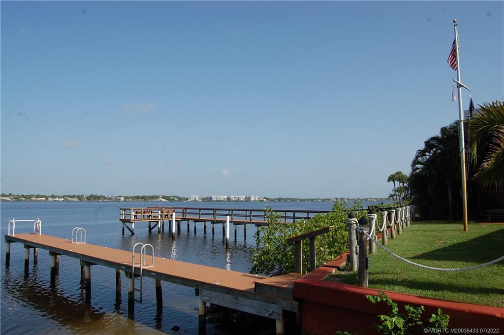 1927 Southwest Palm City Road, Unit E Stuart, FL 34994 - Photo 22 of 30 Community dock for fishing or river watching!
