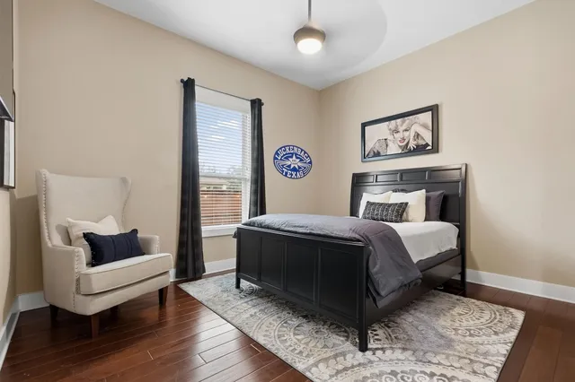 a view of furniture and window in a room