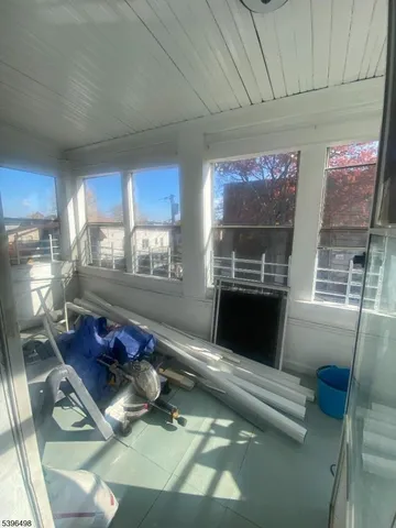 a room with gym equipment