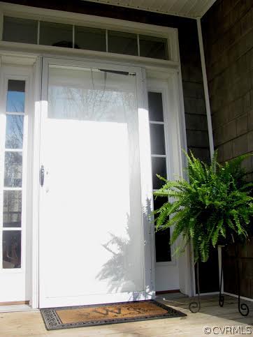 2862 Roundabout Road Louisa, VA 23093 - Photo 5 of 24 a potted plant in front of a door