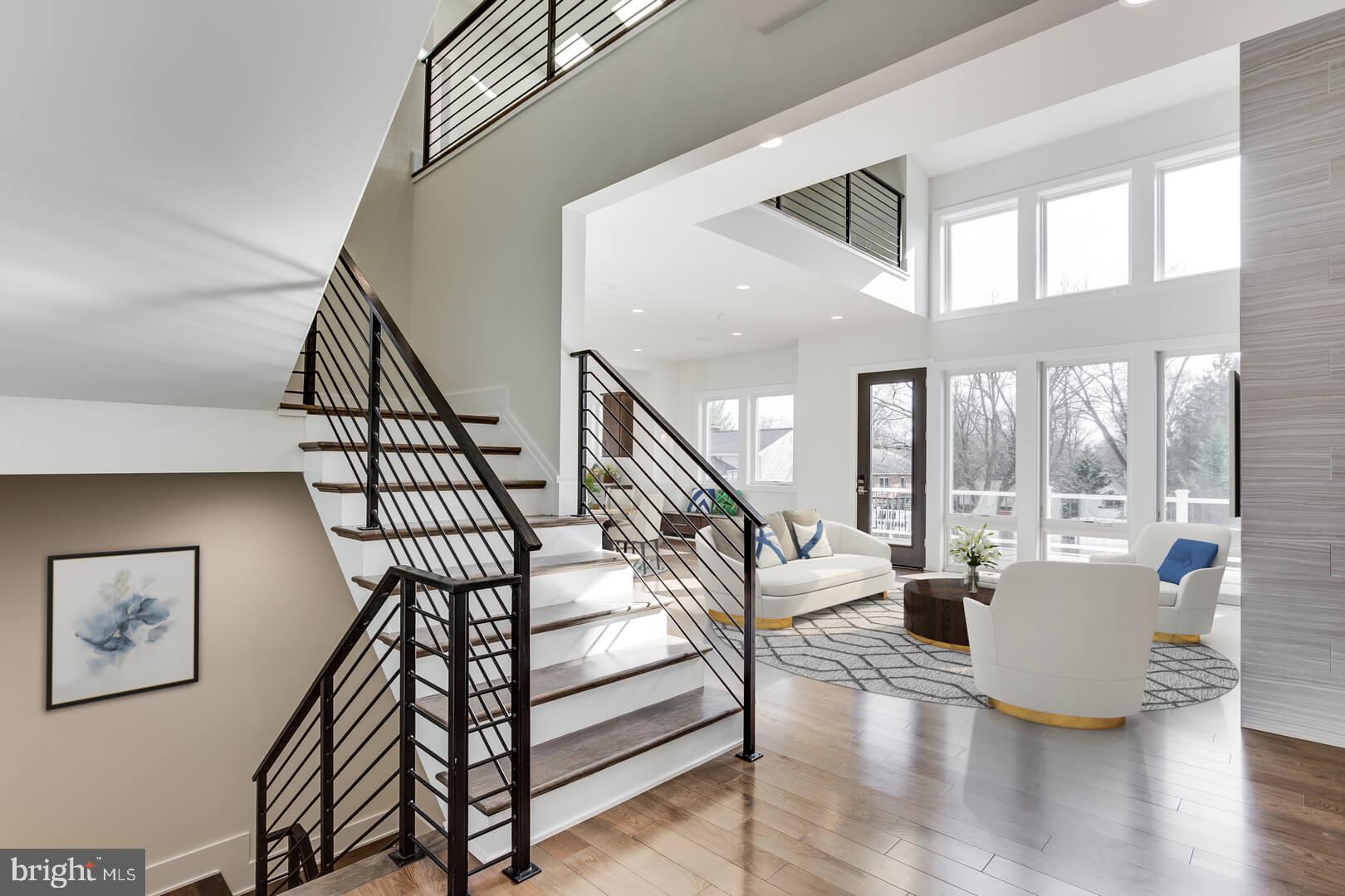 2925 West Ox Road Herndon, VA 20171 - Photo 25 of 38 a livingroom with furniture staircase and a living room