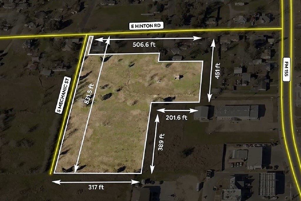 Tbd South Mechanic Street Weimar, TX 78962 - Photo 15 of 15 an aerial view of residential house with parking