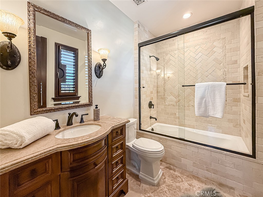 3826 Bowsprit Circle Westlake Village, CA 91361 - Photo 28 of 72 a bathroom with a sink a toilet and shower
