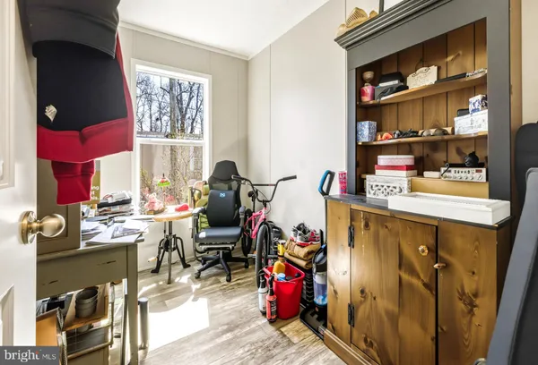 a room with storage and utility