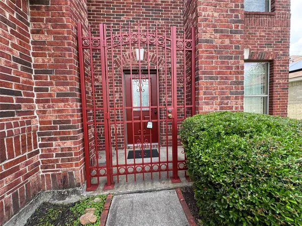a view of a brick wall