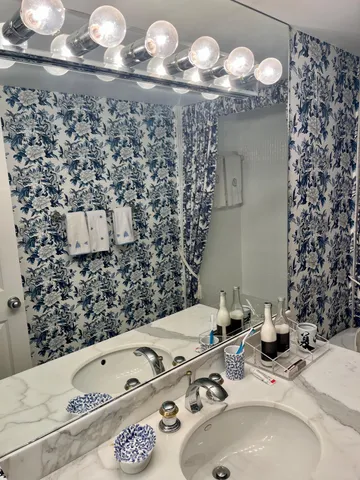 a bathroom with a sink and a toilet