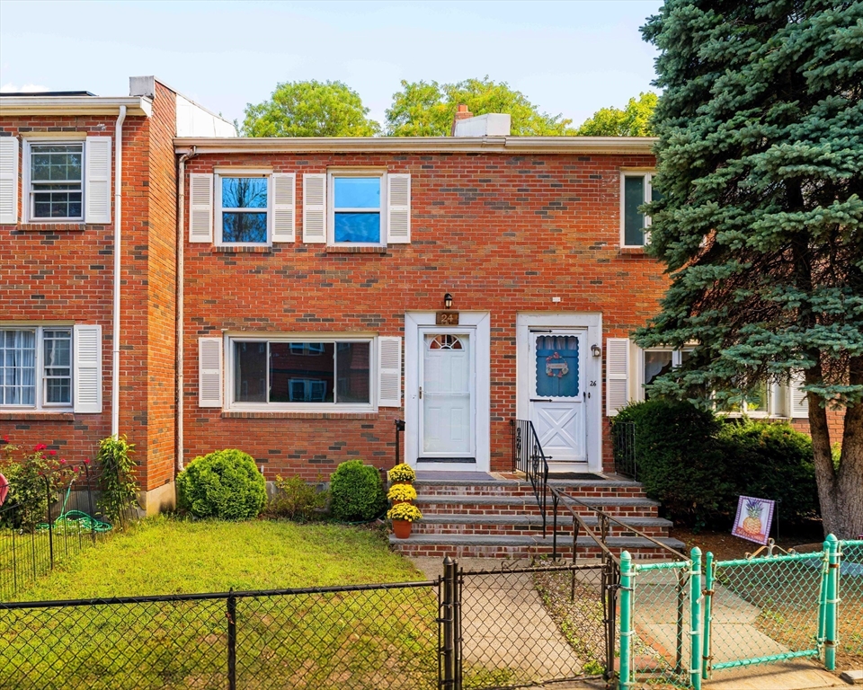 24 Goldsmith Street, Unit 24 Boston, MA 02130 - Photo 19 of 23 a front view of a house with garden