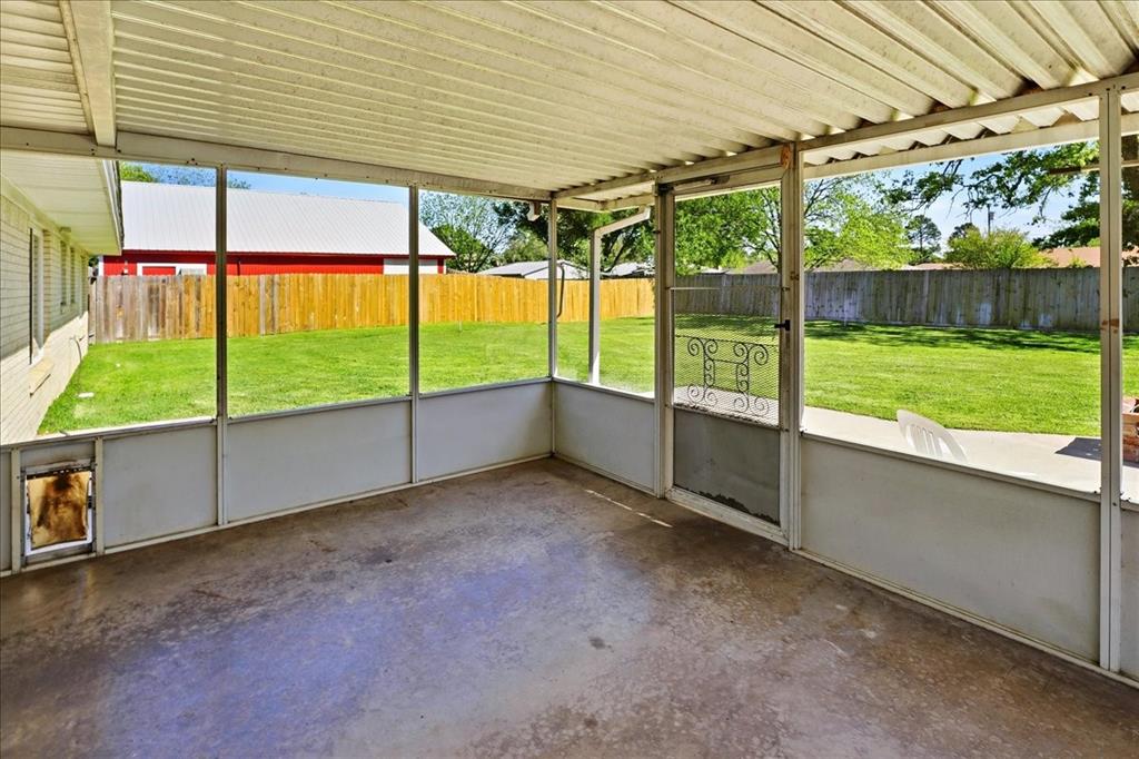 12657 Alma Street Tyler, TX 75704 - Photo 17 of 36 a view of an outdoor space and deck