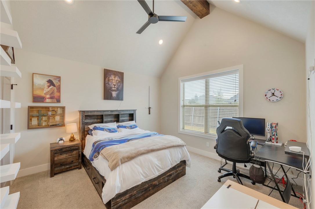 4804 Crystal Ridge Court College Station, TX 77845 - Photo 26 of 48 a bedroom with a bed and furniture