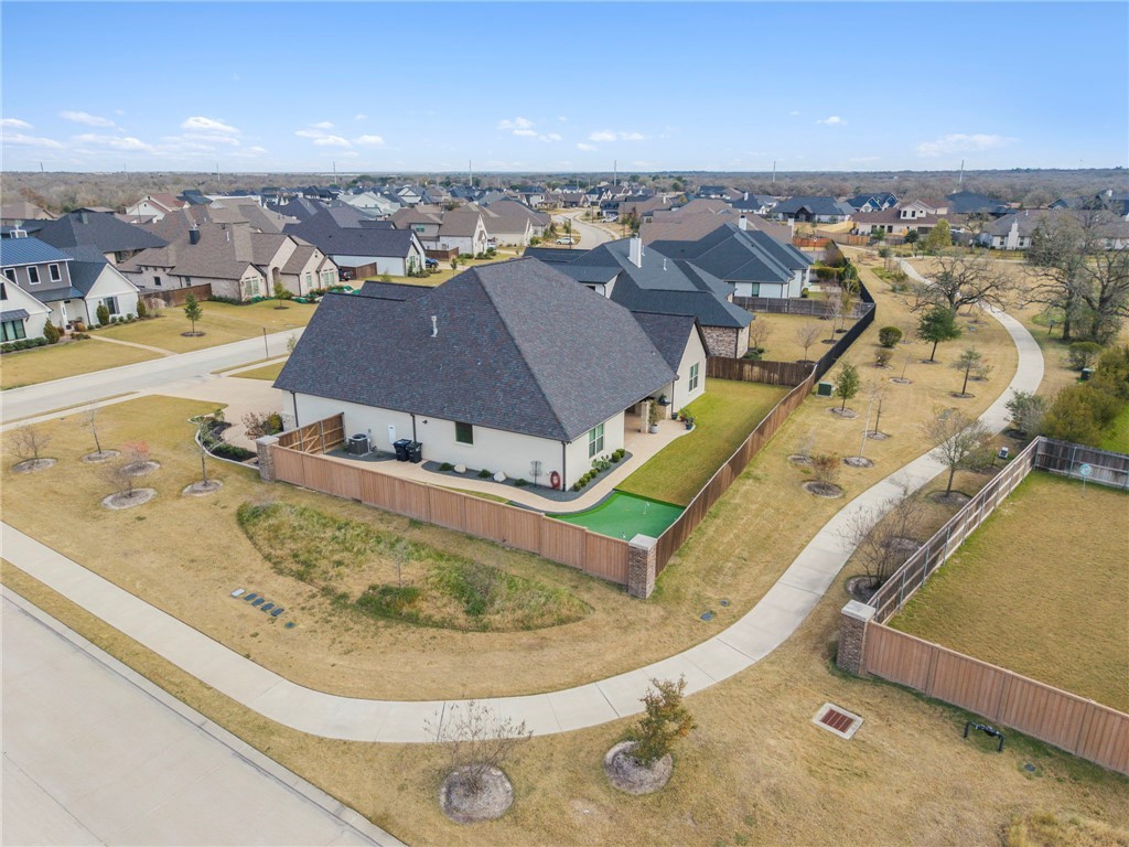 4804 Crystal Ridge Court College Station, TX 77845 - Photo 44 of 48 an aerial view of residential houses with outdoor space