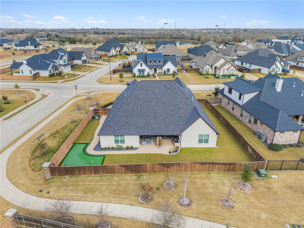 4804 Crystal Ridge Court College Station, TX 77845 - Photo 45 of 48 an aerial view of residential houses with outdoor space