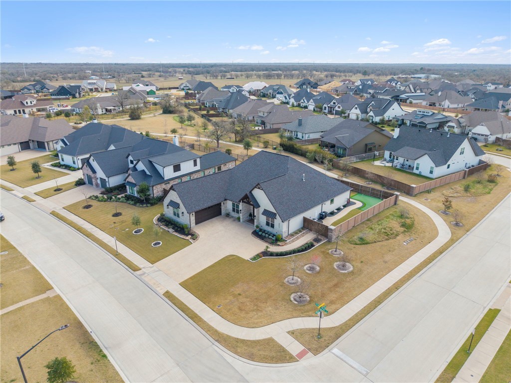 4804 Crystal Ridge Court College Station, TX 77845 - Photo 46 of 48 an aerial view of residential houses with outdoor space