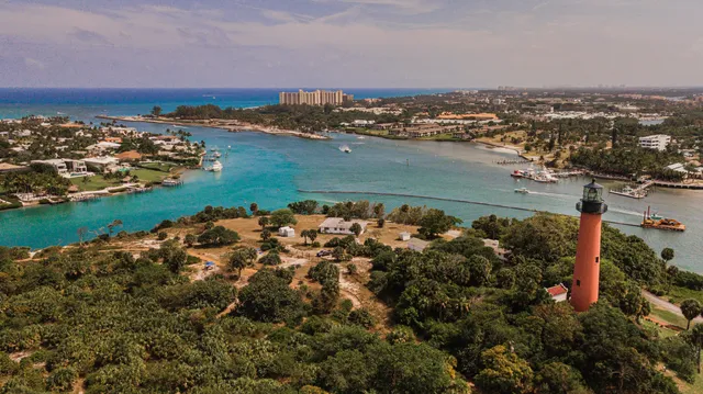 a view of lake and mountain