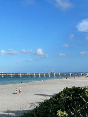 a view of ocean and a beach