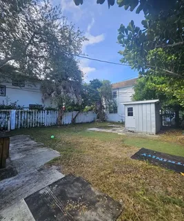 a view of small yard