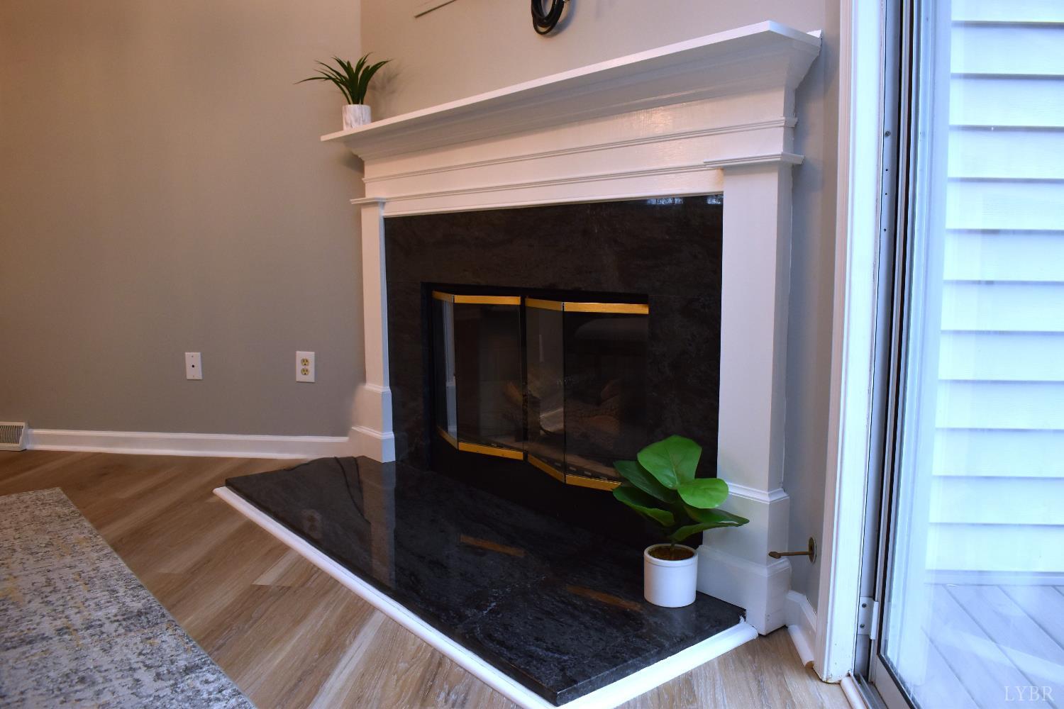 482 Oak Point Road Forest, VA 24551 - Photo 7 of 39 a close view of a fireplace in front of a house