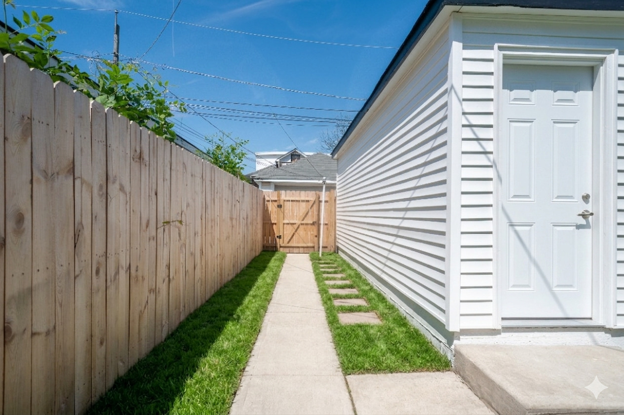 8620 South Union Avenue Chicago, IL 60620 - Photo 9 of 41 a view of a pathway with a garden