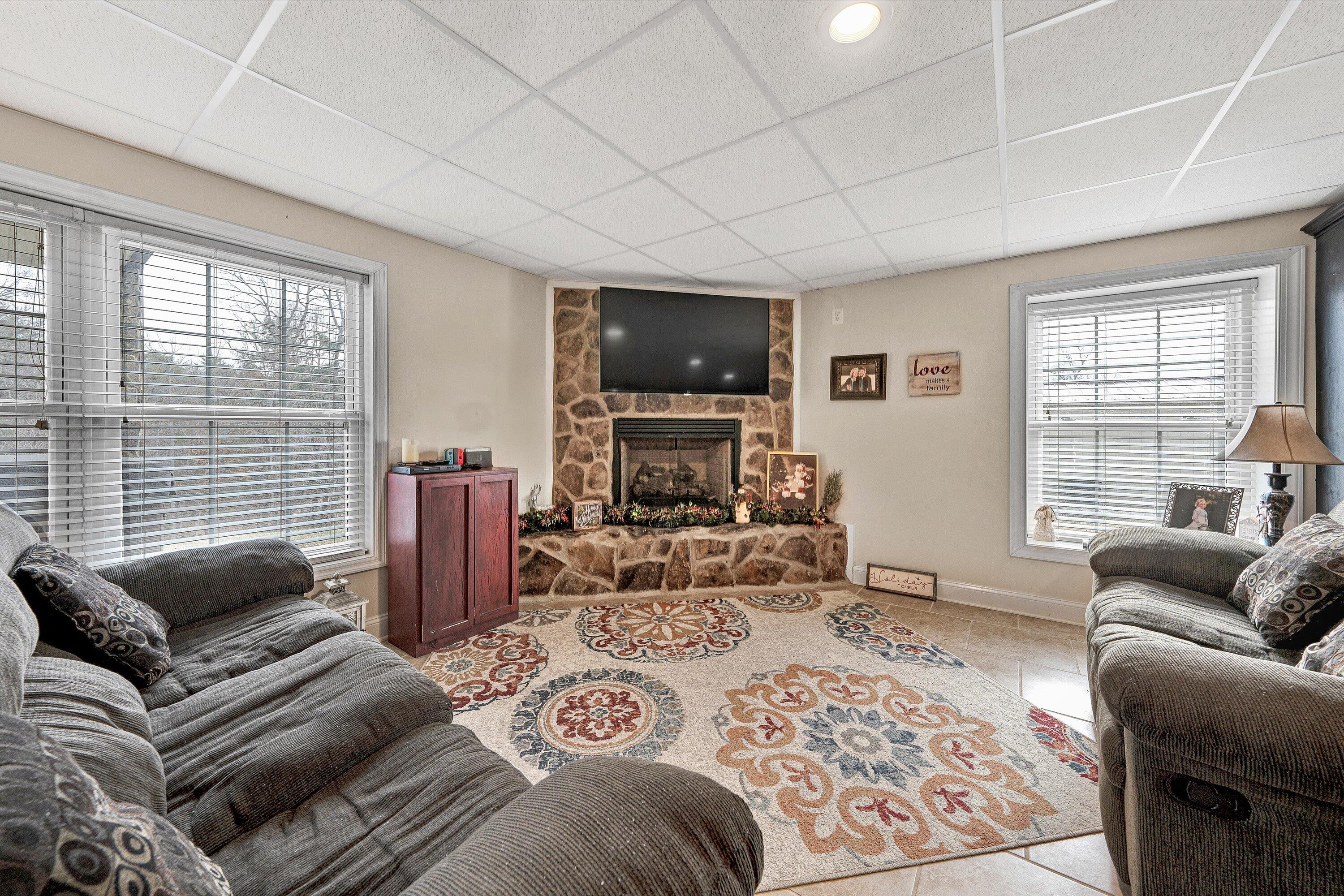 1180 Bonbrook Mill Road Rocky Mount, VA 24151 - Photo 24 of 39 Lower Level Family Room