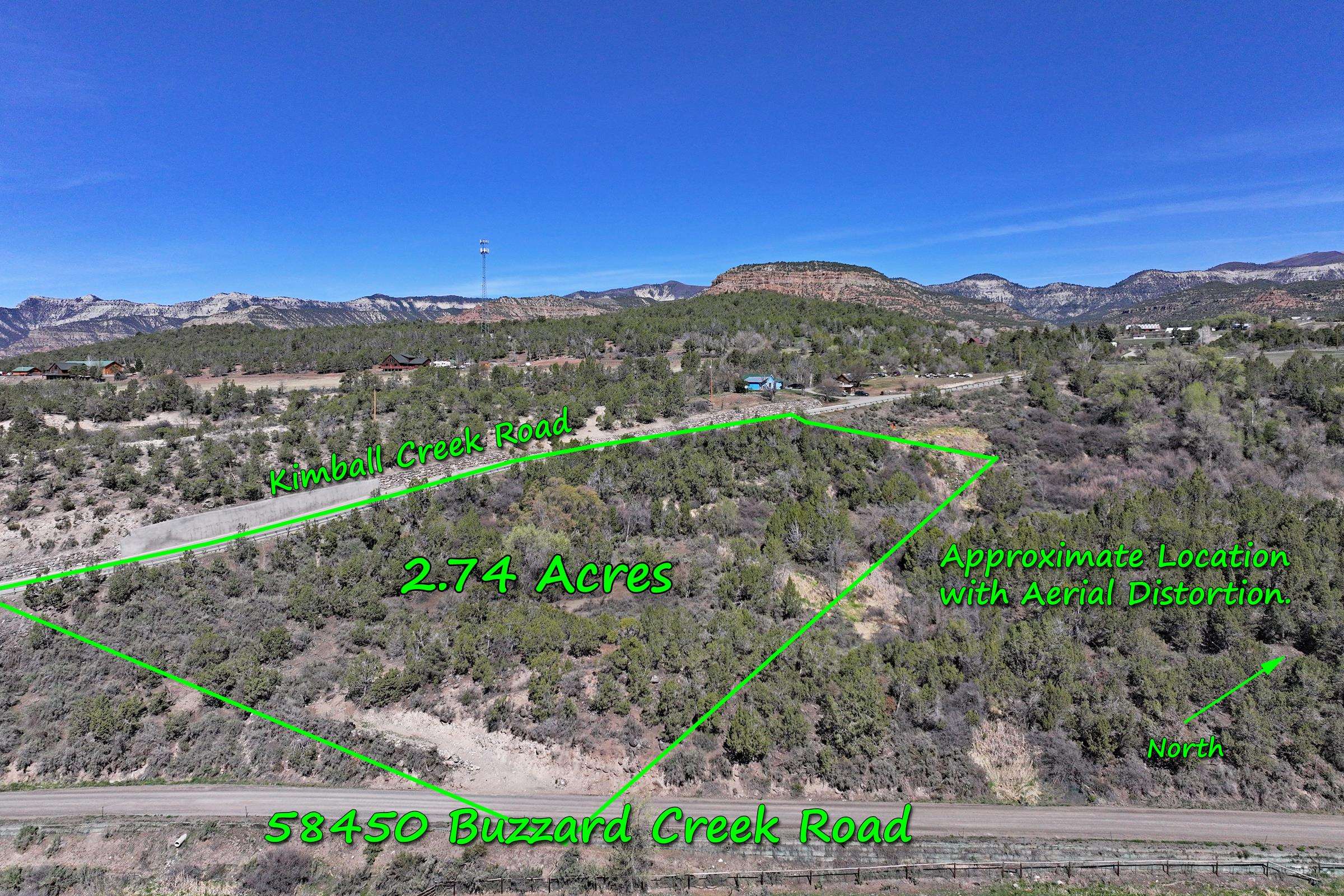 58450 Buzzard Creek Road Collbran, CO 81624 - Photo 2 of 6 a view of city and mountain