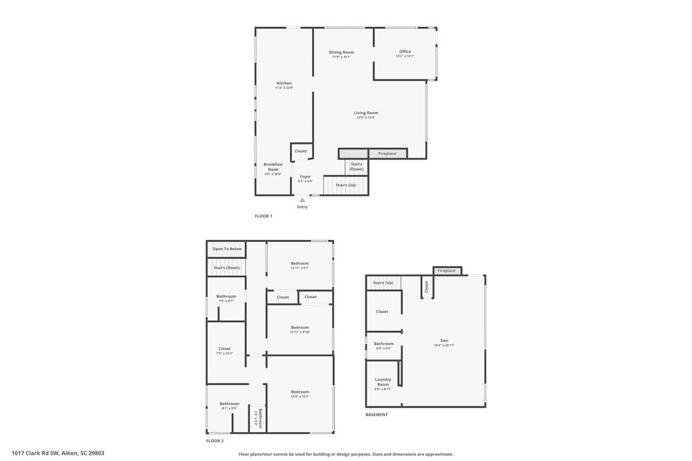 1017 Clark Road Southwest Aiken, SC 29803 - Photo 46 of 46 Floor Plans!