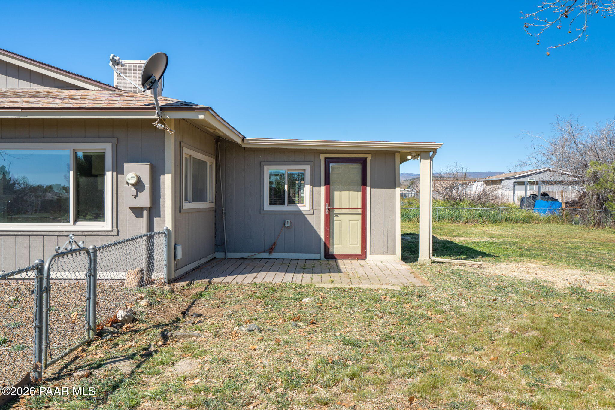 17270 East Peach Tree Road Mayer, AZ 86333 - Photo 26 of 31 a view of a house with backyard porch and sitting area