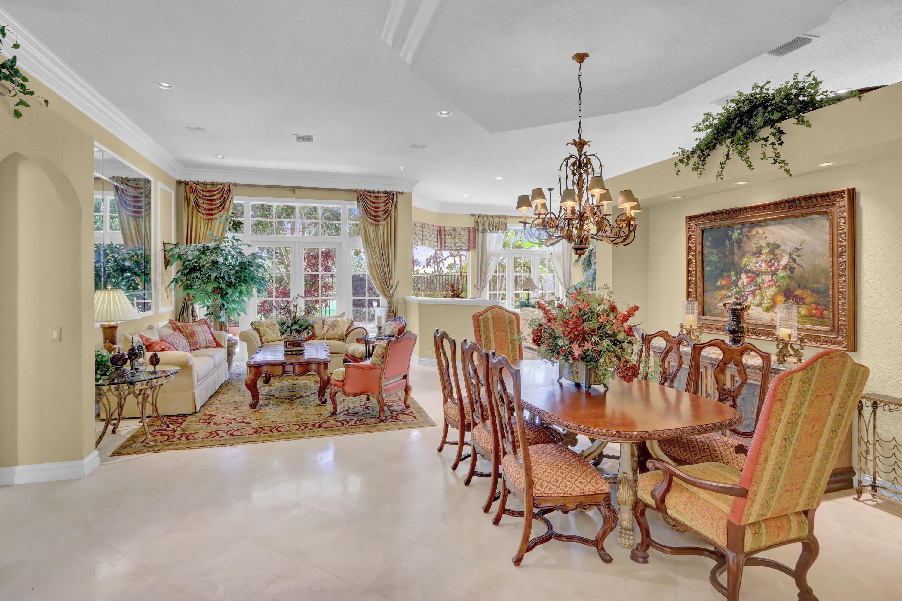 4230 Northwest 60th Drive Boca Raton, FL 33496 - Photo 3 of 34 Dining Room/Living Room