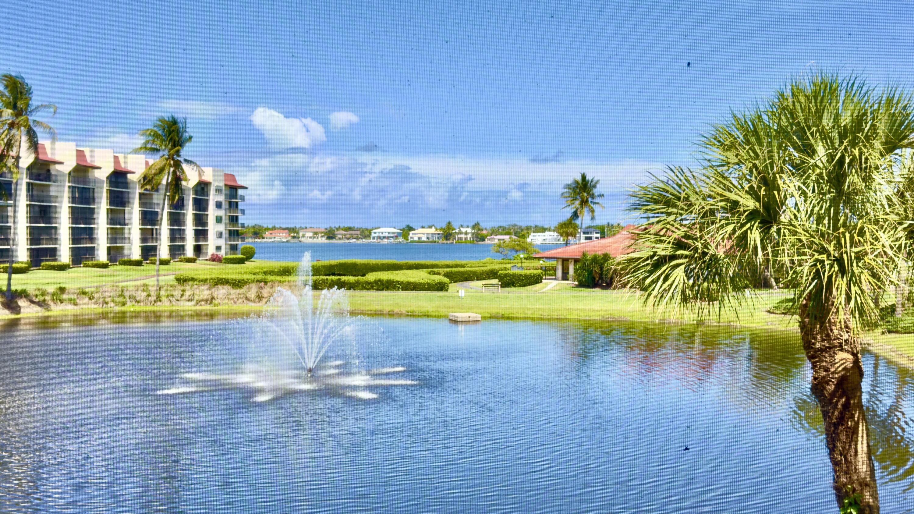 102 Half Moon Circle, Unit F2 Hypoluxo, FL 33462 - Photo 16 of 47 Water View from the patio