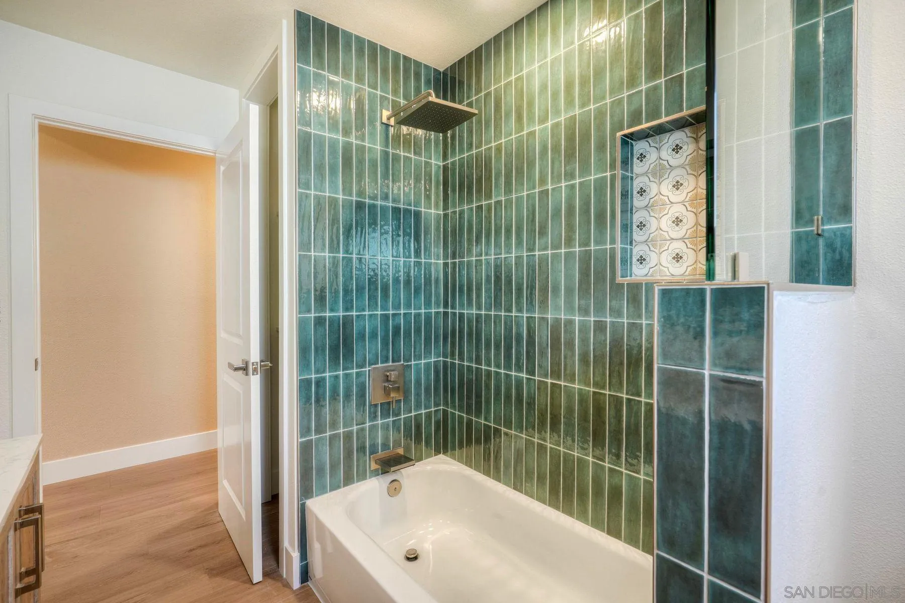 578 East Indian Rock Road Vista, CA 92084 - Photo 15 of 30 a bathroom with a shower and a sink
