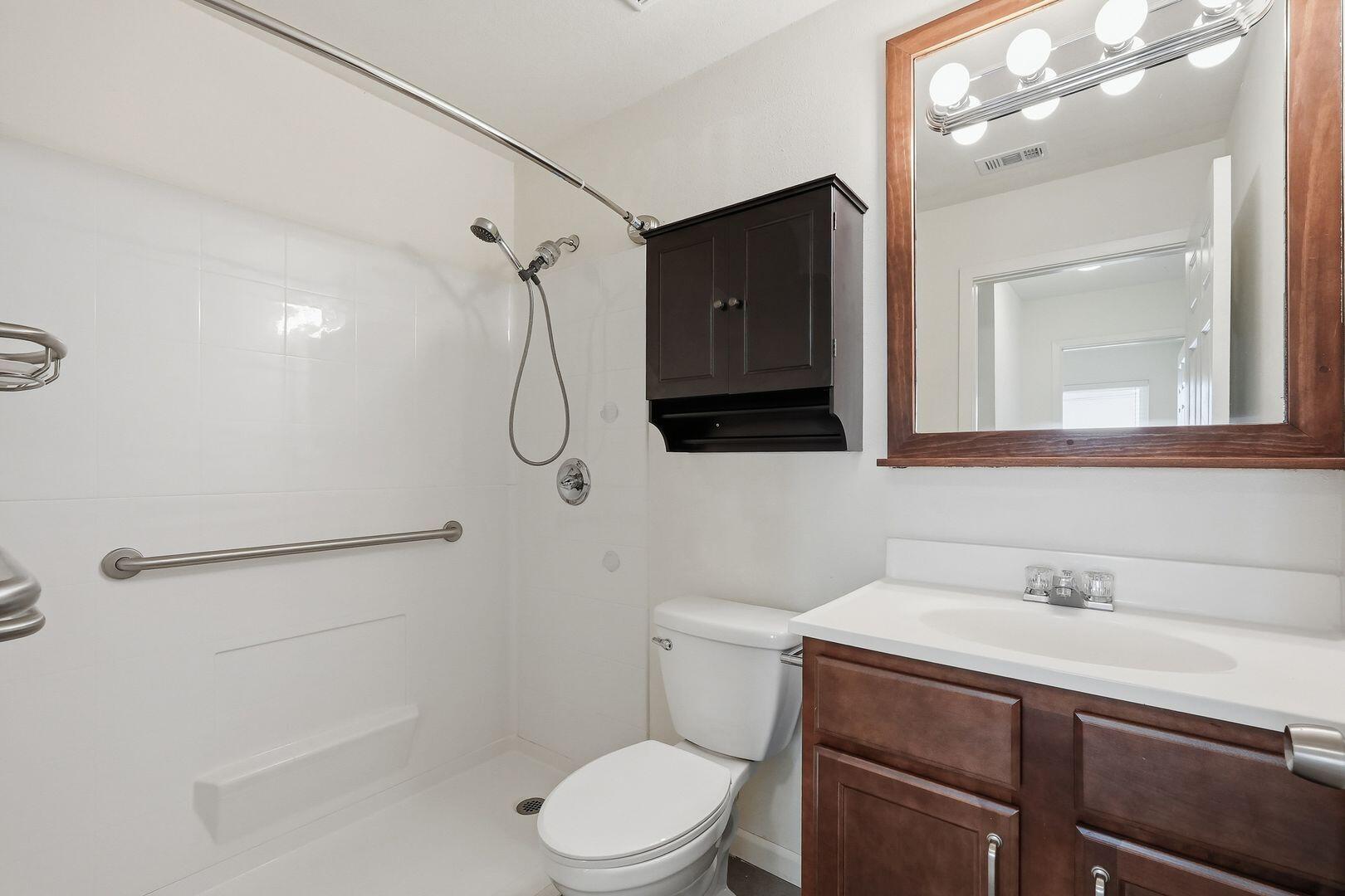 5 Kelly Way Valparaiso, FL 32580 - Photo 25 of 31 a bathroom with a sink a toilet and shower