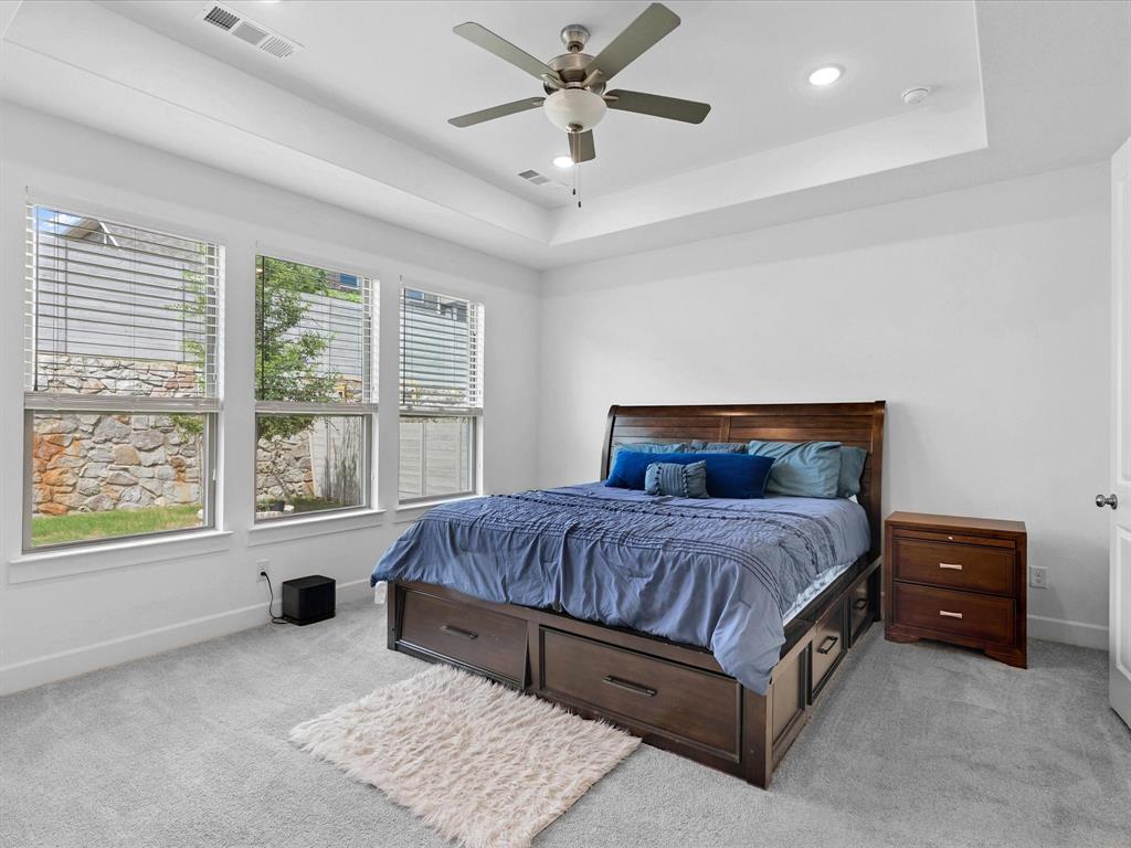 4828 Celestial Road McKinney, TX 75071 - Photo 9 of 25 a spacious bedroom with a bed and a large window