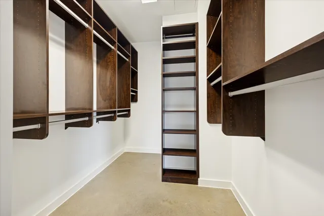 a view of walk in closet